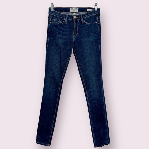 FRAME Jeans Women's Size‎ 27 Blue Le Skinny De Jeanne Skinny Jean - Picture 1 of 14